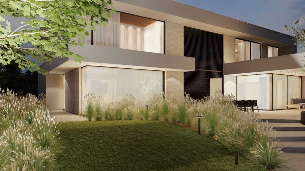 exterieur visualisatie architect architectuur render renderstudio rendervisualisatie woning villa nieuwbouw 3d 3dvisualisatie